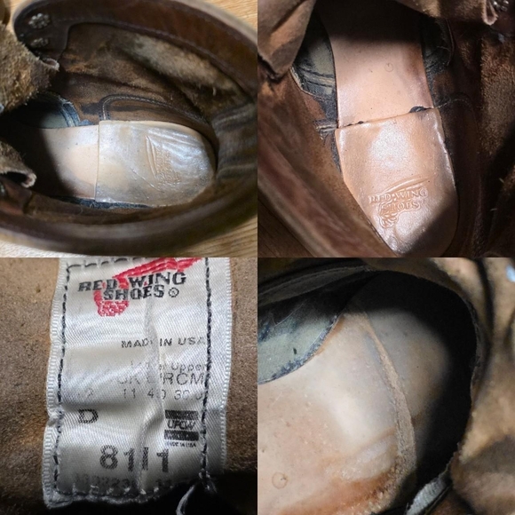 Red Wing 8111 Heritage Iron Ranger Men’s Brown Leather Boots Size 12 - Picture 7 of 8